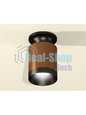 Светильник Ambrella Light XS6304111 SCF/PBK кофе песок/черный полированный MR16 GU5.3 (N6902, C6304, N6131)