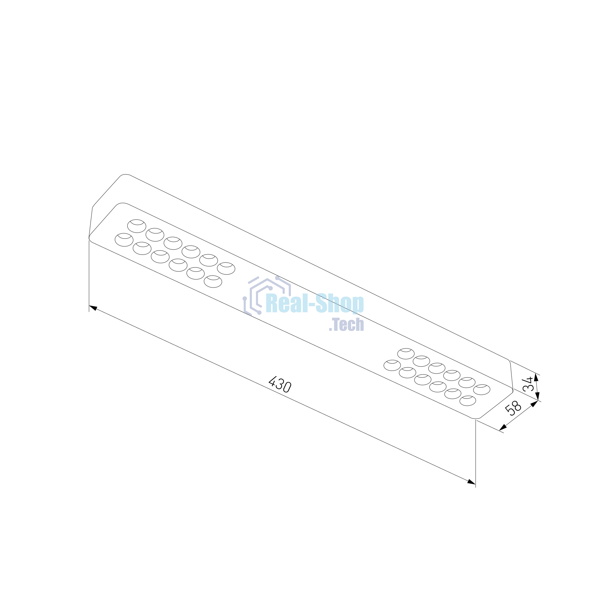 25115/LED 16W 4000K / Светильник потолочный светодиодный / черный