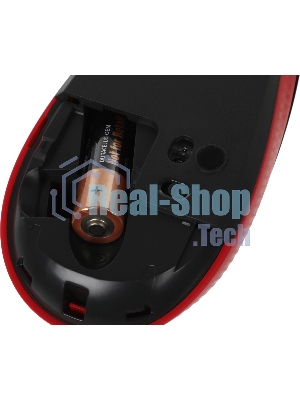 Мышь беспроводная Logitech M190 черный/красный, 1000 dpi, радиоканал, USB, кнопки - 3