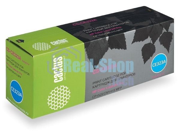 Картридж лазерный Cactus CS-CE323A пурпурный (1300 стр.) для HP LaserJet CP1525