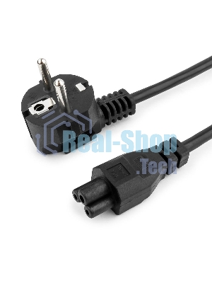 Кабель питания для ноутбуков Cablexpert PC-186-ML12 1.8м, 3-pin, с зазем., пакет