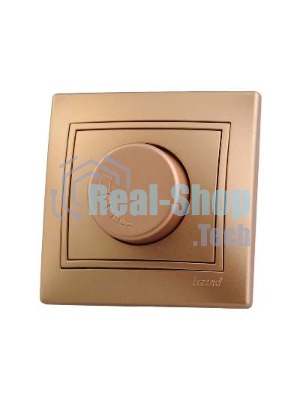 Светорегулятор СП 1000 Вт Мира метал. зол. Lezard 701-1313-157