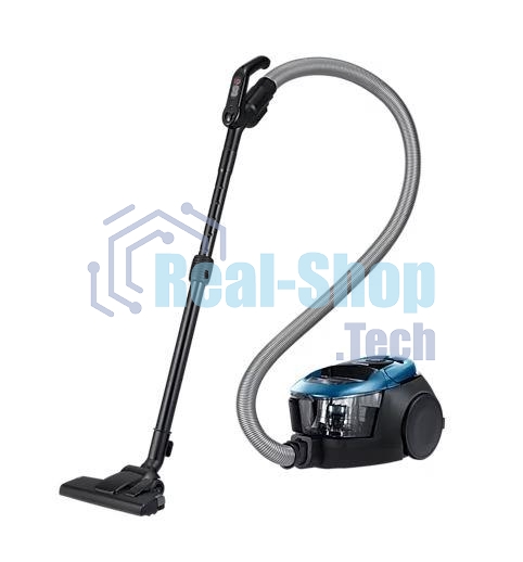 Пылесос Samsung VC18M31A0HU голубой, 380/1800 Вт, уборка сухая, пылесборник контейнер 2 л