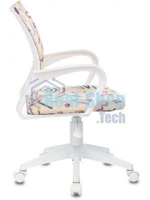 Кресло Бюрократ BuroKIDS 1 W Sticks 02 песочный, ткань, 120 кг