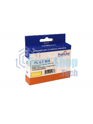Картридж струйный ProfiLine PL-LC900Y для принтеров Brother DCP110C/DCP-115C/DCP-120C/115c/120c820cw/640cw Yellow водн