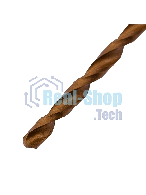 Сверло по металлу Matrix, 3,5 мм, HSS, нитридтитановое покрытие, цилиндрический хвостовик