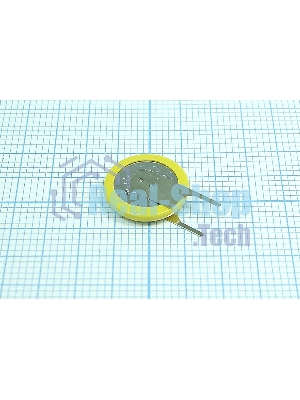 Батарейка CMOS CR1220 под пайку с плоскими контактами в одну сторону