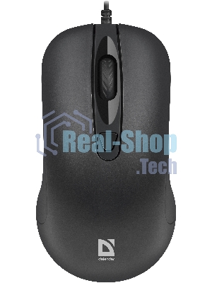 Мышь проводная Defender Classic MB-230 черный, 1600 dpi, USB, кнопки - 4