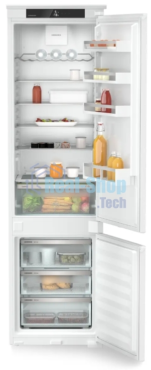 Встраиваемый холодильник Liebherr Pure, ниша 194 см, EasyFresh, МК NoFrost 3 контейнера, сенсорный дисплей Touch, door sliding.