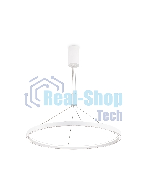 Подвесной светодиодный светильник Ambrella light FL5855 WH белый 40W 3000K/4200K/6400K D800*860 (без ПДУ)