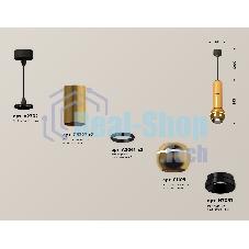 Светильник Ambrella XP1105010 PYG/PBK/SBK золото желтое полированное/черный полированный/черный песок MR16 GU5.3 LED 3W