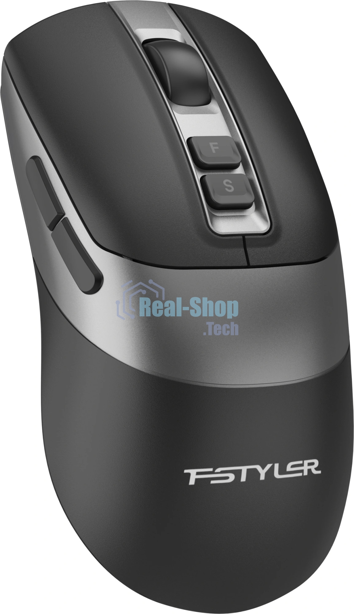 Мышь беспроводная/проводная A4Tech Fstyler FB50CS Plus черный, 3200 dpi, Bluetooth / USB, Bluetooth / радиоканал, кнопки - 7