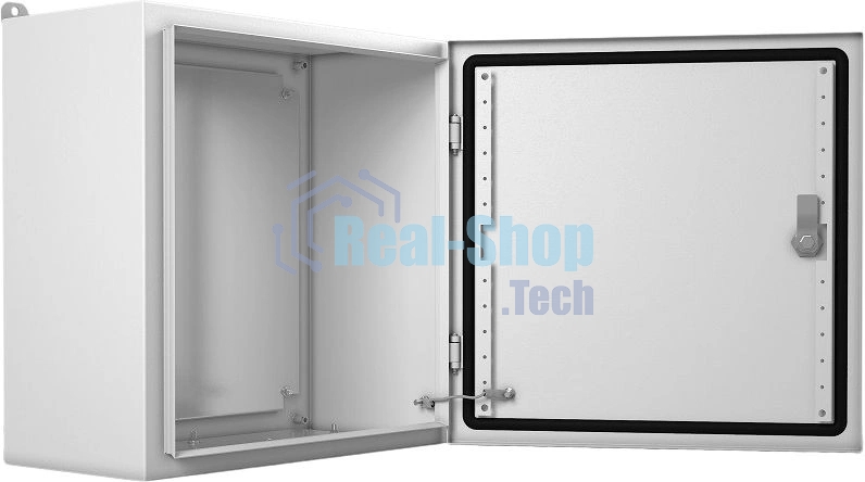 Шкаф электротехнический настенный Elbox EMW, IP66, 400х400х150 мм (ВхШхГ), дверь: металл, металл, серый