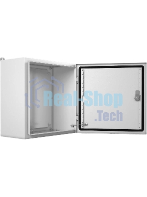 Шкаф электротехнический настенный Elbox EMW, IP66, 400х400х150 мм (ВхШхГ), дверь: металл, металл, серый