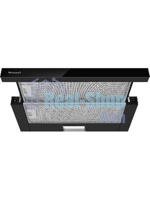 Вытяжка каминная Weissgauff TEL 600 Black Glass черный, 60 см, 600 куб. м/ч, 46 дБ