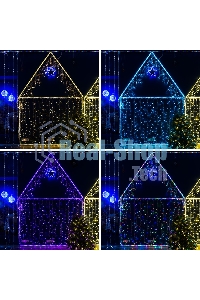 Гирлянда Neon-night Нить 10м, 100 LED, RGb. свечение с динамикой (при использовании контроллера), 230 В