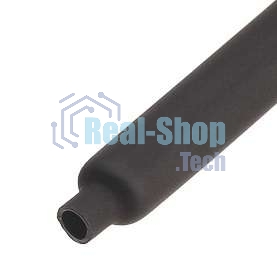 Трубка термоусадочная ТУТнг-8/4 черный (уп.100м) КВТ 60089