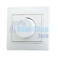 Диммер LEZARD 701-0202-157 серия скр. проводки Мира 1000 Вт фильтр предохранитель белый