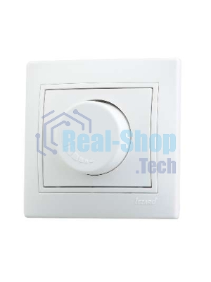 Диммер LEZARD 701-0202-157 серия скр. проводки Мира 1000 Вт фильтр предохранитель белый