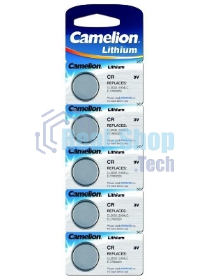 Элемент питания литиевый Camelion CR CR2016 BL-5 (блист.5шт)