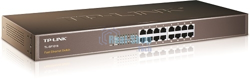 Коммутатор сетевой неуправляемый TP-Link SMB TL-SF1016DS 16 ports 10/100 Мбит/с