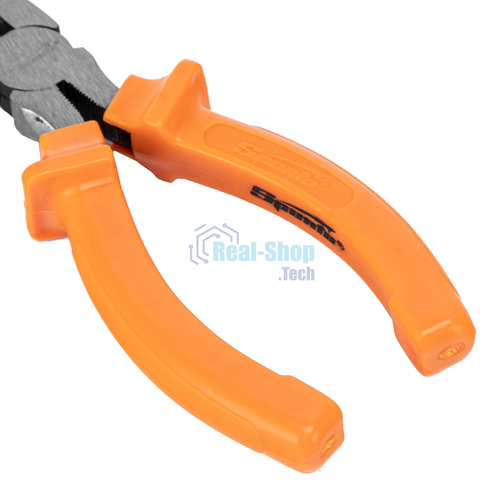 Длинногубцы Sparta Classic, 160 мм, прямые шлифованные, пластмассовые рукоятки