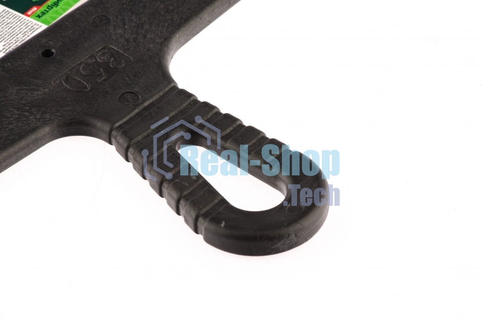 Шпатель из нержавеющей стали Сибртех 350 мм, зуб 6х6 мм, пластмассовая ручка