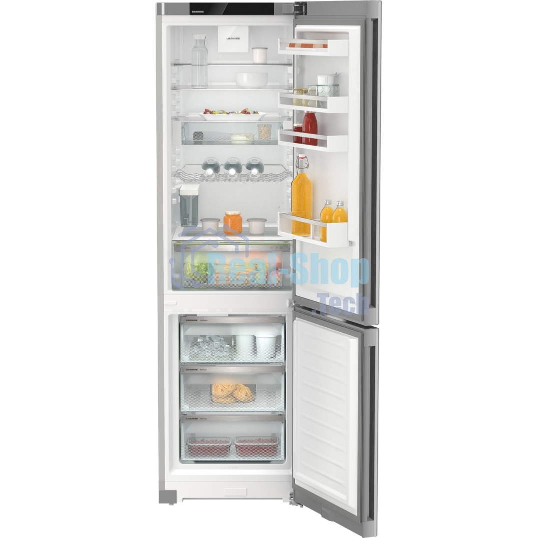 Холодильник Liebherr CNsfc 574i-22 001 серебристый двухкамерный 264/92л морозилка снизу