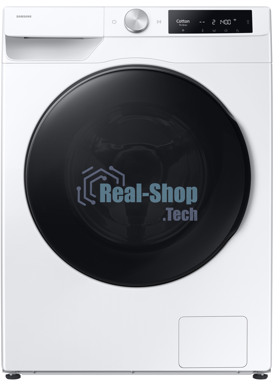 Стирально-сушильная машина Samsung WD11DG6B85BELP белый, загрузка фронтальная 11 кг, 1400 об/мин, класс: A