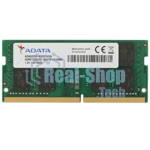 Оперативная память ADATA, DDR4, 16GB (1x16GB), 3200MHz, CL22, SO-DIMM