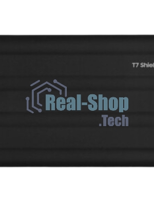 Внешний SSD Samsung T7 Shield, 4TB, USB 3.2 Gen 2 Type-C, R/W 1050/1000, черный