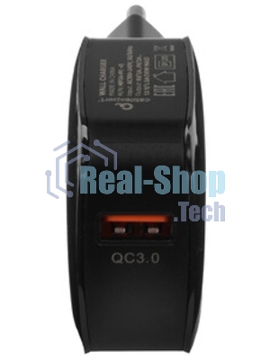 Сетевое зарядное устройство Cablexpert MP3A-PC-41, 18Вт, 3А, быстрая зарядка QC3.0, 1 порт USB, черный, пакет
