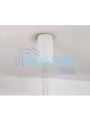 Подвесной светодиодный светильник Ambrella light FL5855 WH белый 40W 3000K/4200K/6400K D800*860 (без ПДУ)