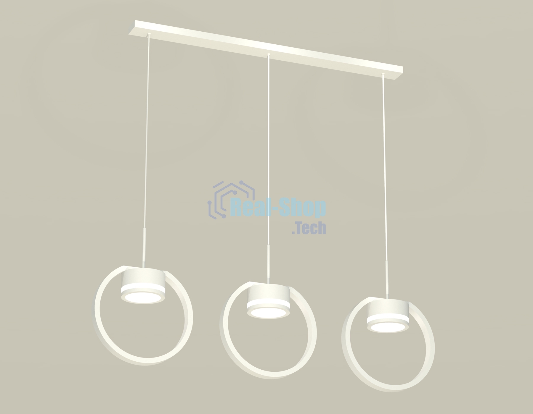 Светильник Ambrella light XB9106150/3 SWH/FR белый песок/белый матовый GX53 (C9106, N8412)