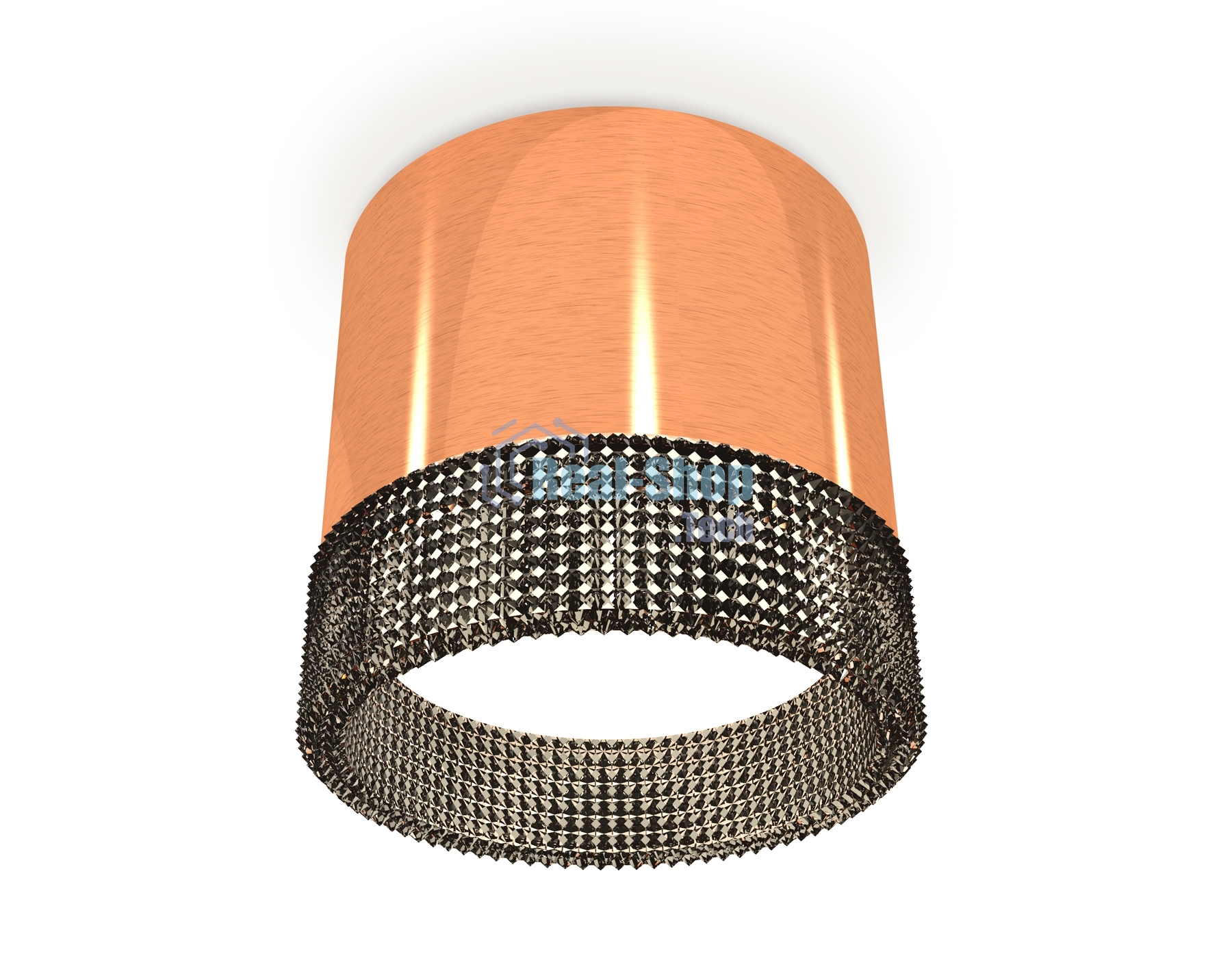 Светильник Ambrella Light XS8122021 PPG/BK золото розовое полированное/тонированный GX53 (C8122, N8484)