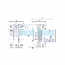 Автоматический выключатель Werkel 3P 25 A C 6 kА W903P256