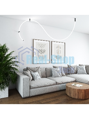 Гибкий неон 336Led 12W IP20 4200K Full light круглый дневной белый, 3 м (24V 12W 336Led 2835 IP20)