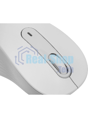 Мышь беспроводная Logitech Signature M650 L белый, 4000 dpi, радиоканал, Bluetooth, USB, кнопки - 5