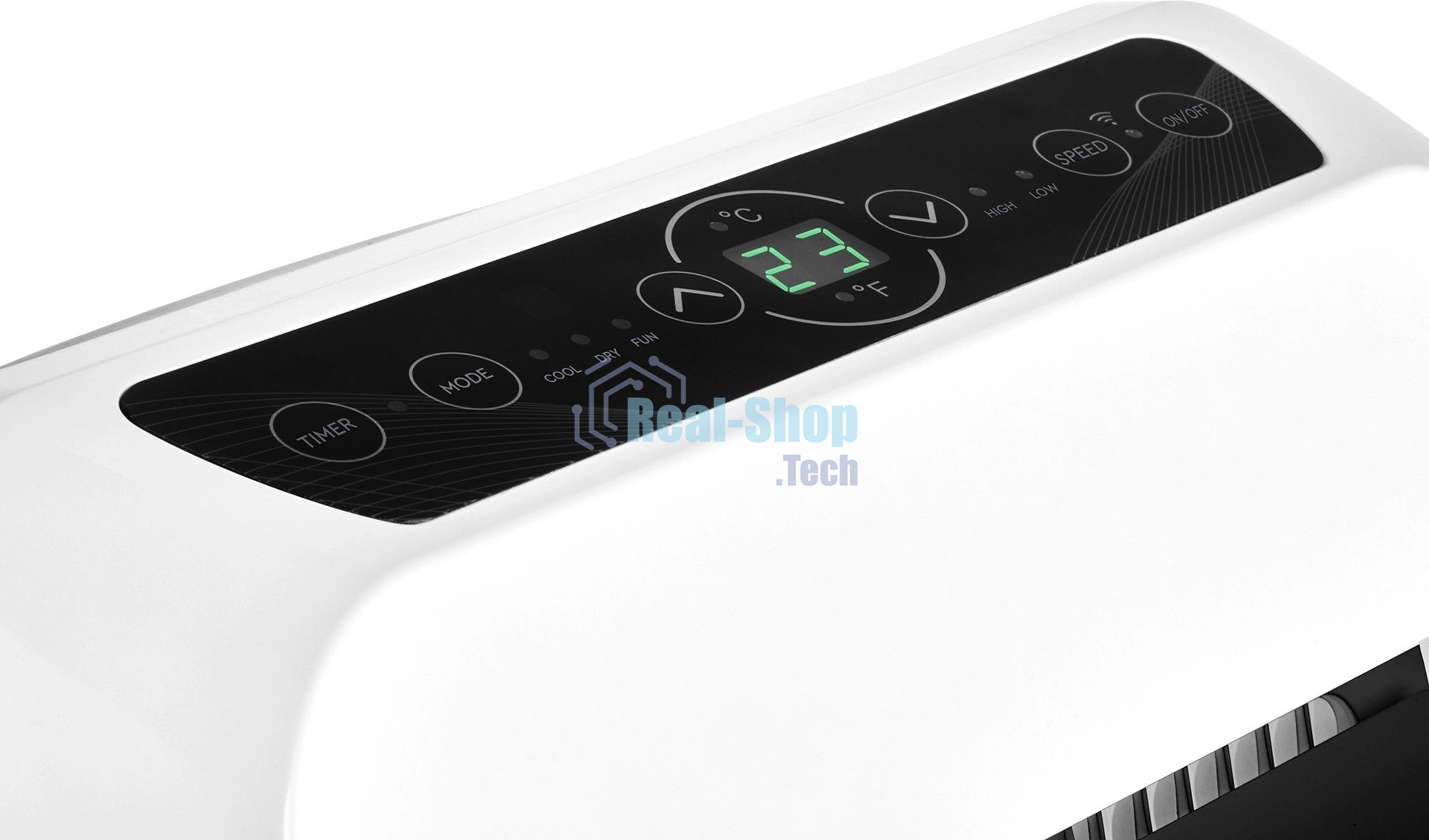 Кондиционер мобильный Ballu Aura BPAC-07 CP/N1_24Y 7000 BTU, 18 м², 47 дБ, охлаждение, осушение, белый