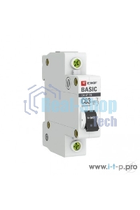 Выключатель автоматический EKF mcb4729-1-50C 1P 50А (C) 4,5кА ВА 47-29 EKF Basic