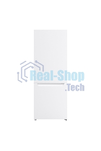 Холодильник Maunfeld MFF144SFW белый глянц. двухкамерный 154/52л морозилка снизу, ручная разморозка