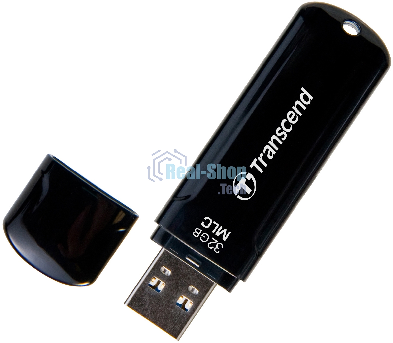 Флешка USB Transcend JetFlash 750 (TS32GJF750K), 32Gb, USB 3.0, R/W 130/30, черный