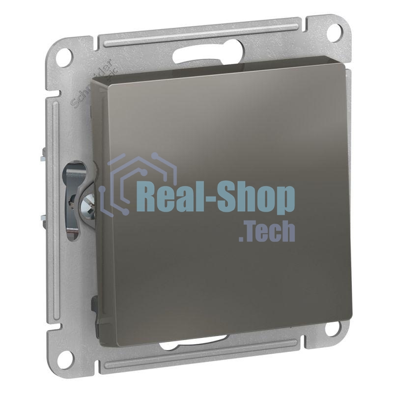 Механизм выключателя 1-кл. СП AtlasDesign 10А IP20 (сх. 1) 10AX сталь