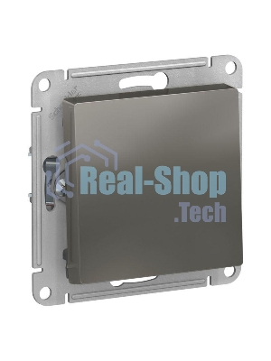 Механизм выключателя 1-кл. СП AtlasDesign 10А IP20 (сх. 1) 10AX сталь
