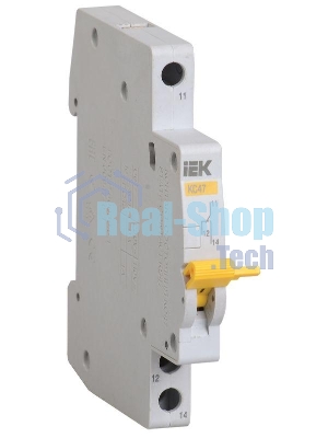 Контакт состояния КС47 новая серия на DIN-рейку ИЭК Iek MVA01D-KS-1
