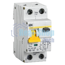 Выключатель автоматический дифференциального тока ИЭК 2п 10А/30мА CАВДТ 32 MAD22-5-010-C-30