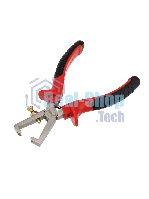 Плоскогубцы для зачистки проводов Rexant 160 мм никелированные, двухкомпонентные рукоятки