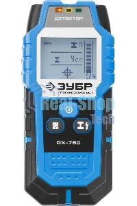 Металлоискатель Зубр 45260дисплей автокалибровка металл100мм проводка50мм дерево20мм