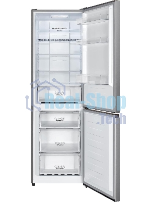 Холодильник Gorenje NRK619FAS4 серый двухкамерный 207/93л морозилка снизу, No Frost