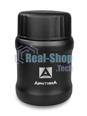 Термос для еды Арктика 311-500 0.5 л. черный, картонная коробка (311-500/BLACK)